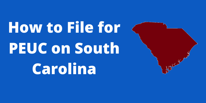 How to File for PEUC on South Carolina
