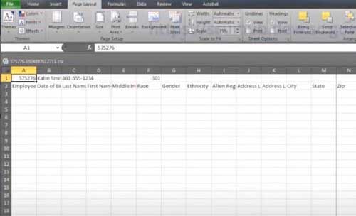 excel template to add affected employees to employer filed claim on sc unemployment