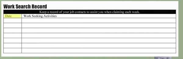 work search record to file weekly claim in oregon unemployment insurance
