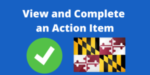View and Complete an Action Item
