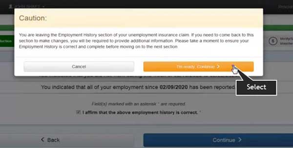 advice in employment history summary to file a weekly claim voucher on indiana unemployment insurance