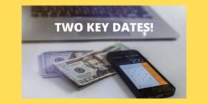 two key dates to the first stimulus check payment