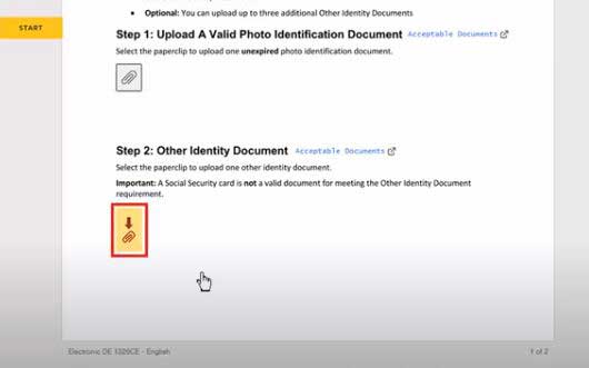 upload other identity document to request the verification in california edd unemployment