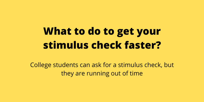 What to do to get your stimulus check faster