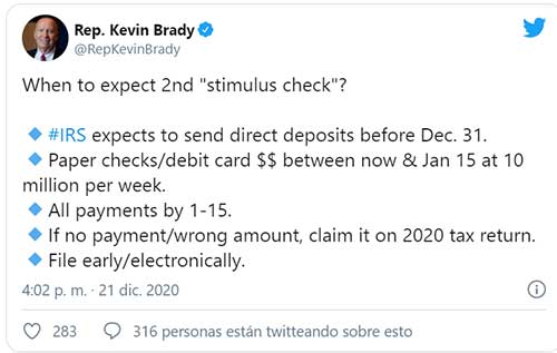 info second stimulus check round the week