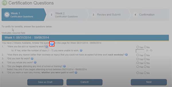 help icon in certification questions
