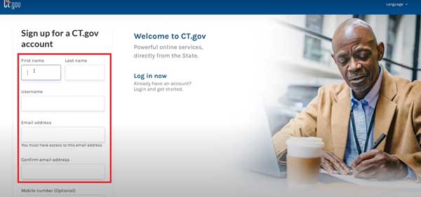 SIGN UP CT GOV ACCOUNT CT DEPARTMENT OF LABOR