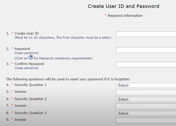 create user id and password in missouri unemployment